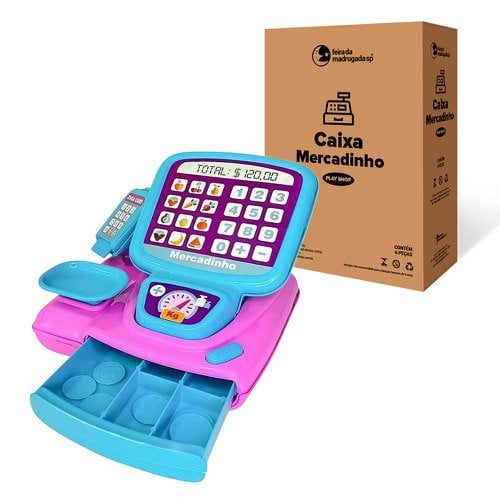 Caixa Registradora Brinquedo Infantil Zuca Toys Na Solapa
