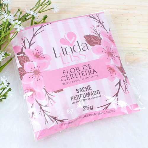 Sachê Perfumado Aromatizante Flor Cerejeira 25g Linda Liss