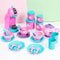 Kit Brinquedo Cozinha Faz De Conta Princess 12 Peças
