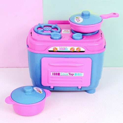 Cozinha Fogão Cooktop Com Acessórios Zuca Toys