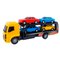 Caminhão Cegonha Infantil C/ 4 Carrinhos Colors Roda Livre