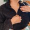Cropped Casaco Blusa Teddy Pelinhos Com Zíper Moda Inverno Blogueira