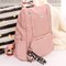 Mochila Feminina Impermeável Com Chaveiro Bolsos Externos