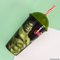 Kit Garrafa Squeeze 530ml  + Copo Shake 500ml Hulk Plasútil