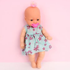 Boneca Infantil Bebê Bibita Baby C/ Chupeta Nova Toys