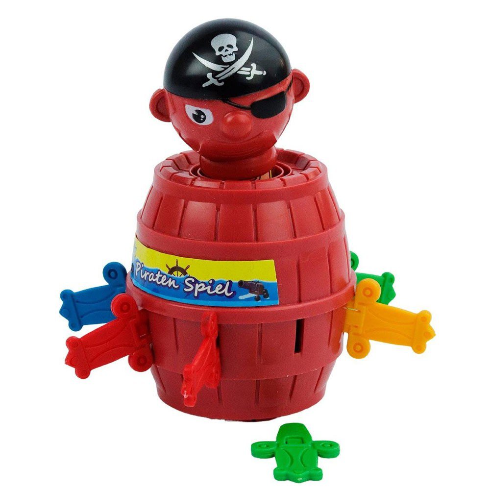 Jogos tabuleiro infantil Barril Pula Pirata ZFT134 Kit Jogo
