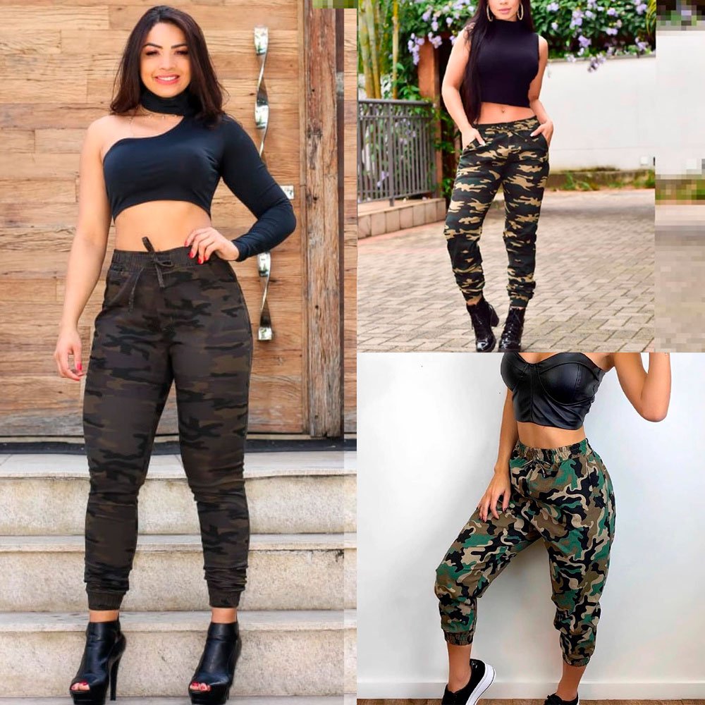 Calça jogger sales pantacourt