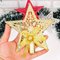 Estrela Ponteira De Natal Arabesco Colorida 19 Cm