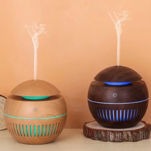 Umidificador Aromatizador Purificador Ar Ultrassônico C/ Led 130ml