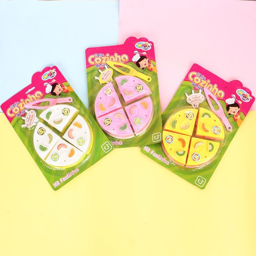 Kit Festinha Bolo Com 9 Peças Brinquedo Infantil