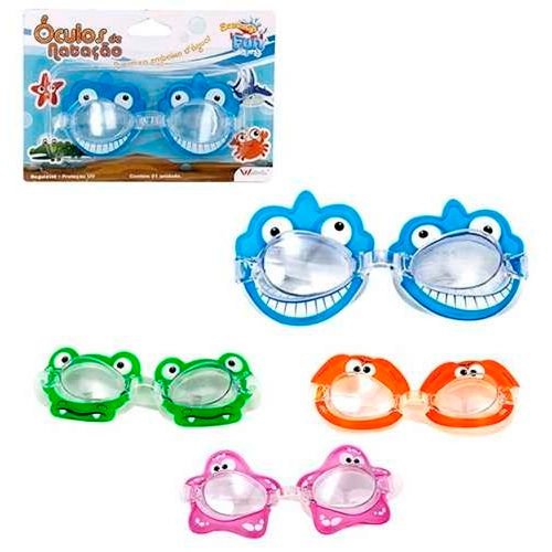 Óculos De Natação Bichinhos Infantil Summer Fun Wellmix