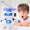 Robô Dançante Brinquedo Infantil C/ Luzes e Música 360°