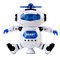 Robô Dançante Brinquedo Infantil C/ Luzes e Música 360°
