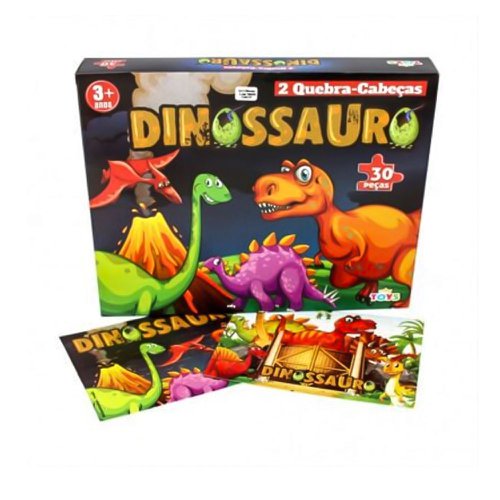 Jogo Quebra Cabeça Dinossauro T-Rex Infantil 150 Peças - Compre Agora -  Feira da Madrugada SP