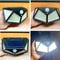 Luminária Solar 100 Leds C/ Sensor À Prova D' Água 3 Modos