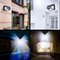 Luminária Solar 100 Leds C/ Sensor À Prova D' Água 3 Modos