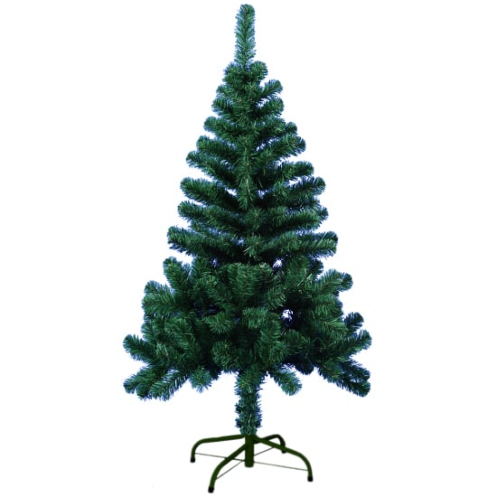 Árvore De Natal 1,2M Verde Com 220 Galhos e Pé de Metal - Compre Agora -  Feira da Madrugada SP