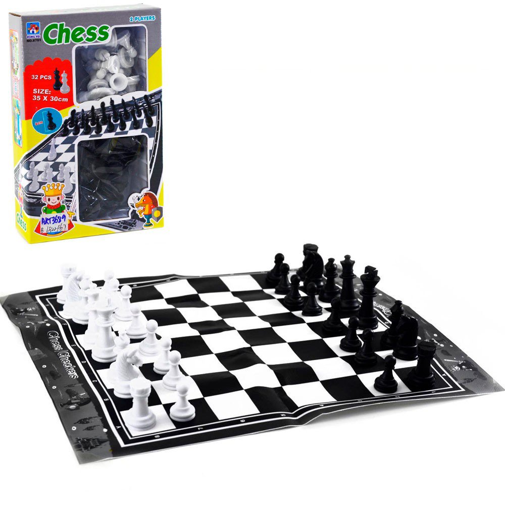 Tabuleiro de xadrez infantil, brinquedo de xadrez de desenho