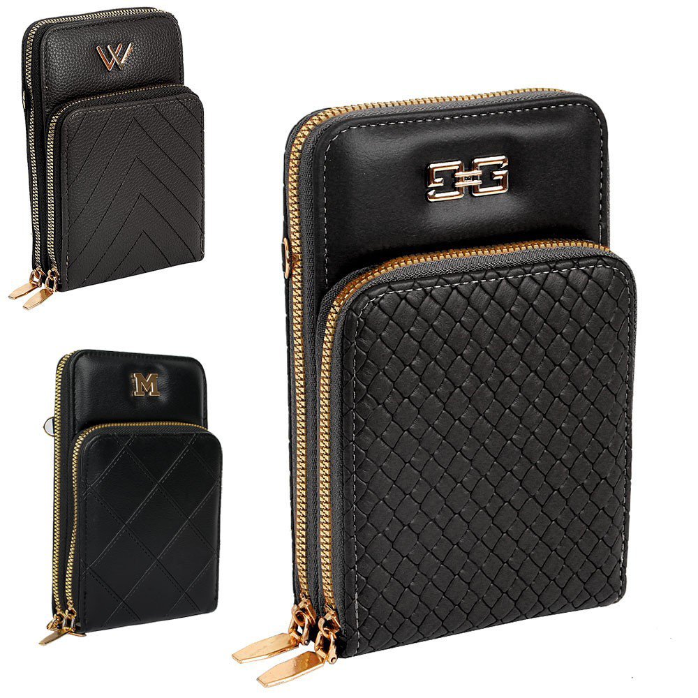 Bolsa Transversal Divisórias Porta Celular Carteira Feminina