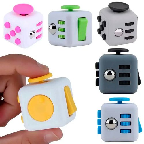 Mini Cubo Anti Stress Controla Ansiedade Sensorial Fidget Cube