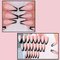 Kit De Unha Postiça 12 Peças Decorada Francesinha Longa Bailarina