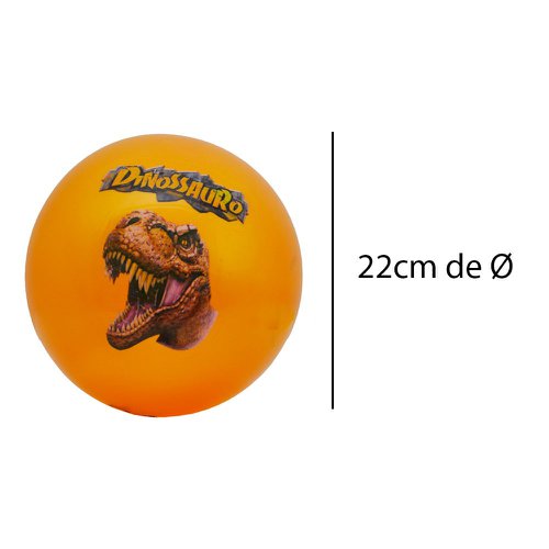 Bola De Vinil Dinossauro Baby Estampado Colorida Infantil 22 Cm - Feira da  Madrugada Sp