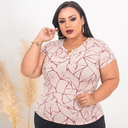 Blusas plus size para senhoras hotsell