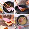 Kit Conjunto De Utensílios Silicone Com 12 Peças Cabo Madeira