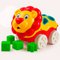 Carrinho Infantil Leão Didático Formas Geométricas Brinquedo