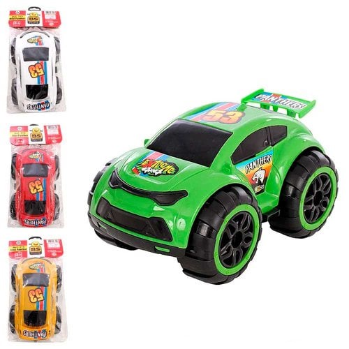 Carrinho De Brinquedo 16 cm Panther Na Solapa Colors BS Toys