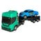 Mini Caminhão Reboque Com Carrinho Colorido De Brinquedo BS Toys