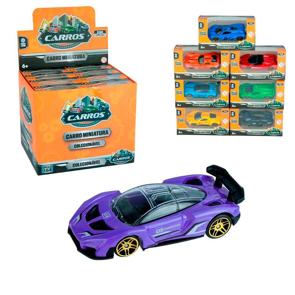 Hot Wheels Carrinho Matel Kit 3 Miniaturas Brinquedo Veículo