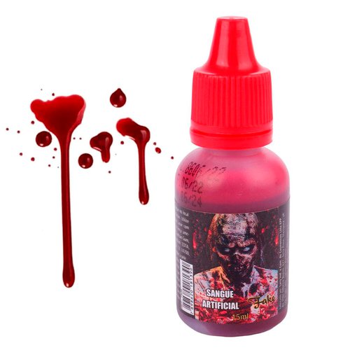 Sangue Artificial Falso 15ml Para Maquiagem Halloween