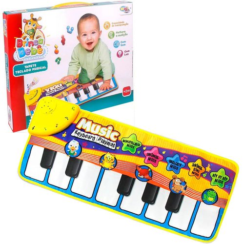 Tabele Teclado Musical Baby Com Musicas Sons De Animais Infantil