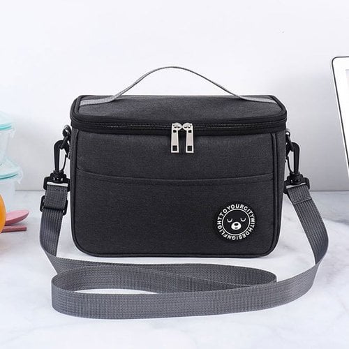 Bolsa Térmica Com Alça Unissex Marmita Pequena Lancheira