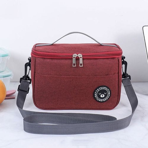Bolsa Térmica Com Alça Unissex Marmita Pequena Lancheira
