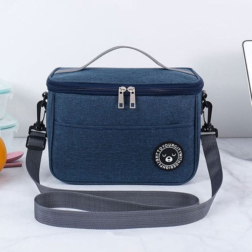 Bolsa Térmica Com Alça Unissex Marmita Pequena Lancheira