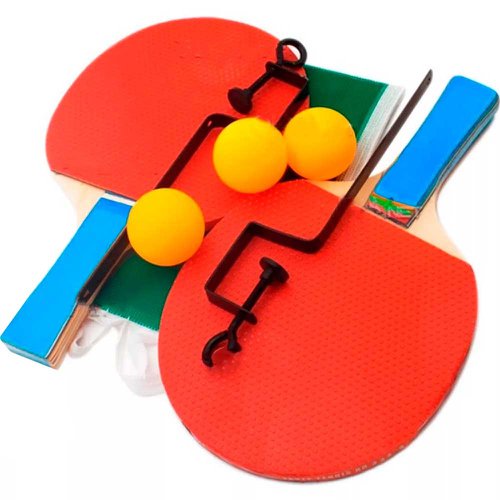 Kit Tênis De Mesa Ping Pong Raquete Bolinhas E Rede