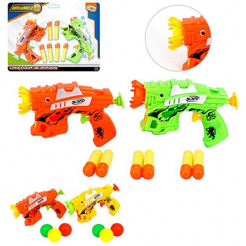 Kit 2 Pistolas Lançador De Dados Infantil WellKids