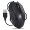 Mouse Óptico Com Fio USB 3.0 Preto Design Moderno