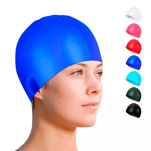 Touca De Silicone Para Natação Adulto
