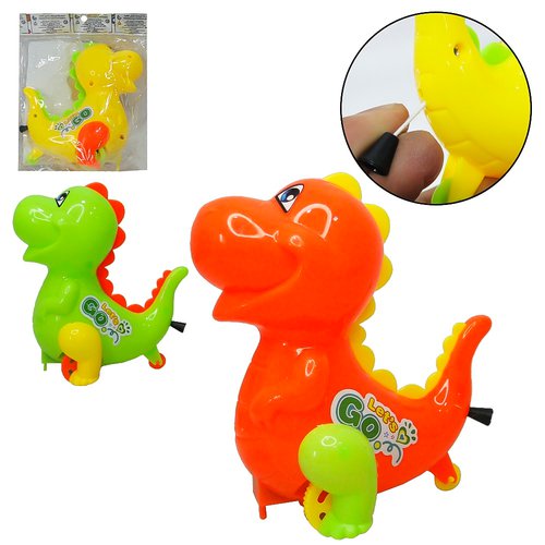 Mini Dinossauro Movido A Corda Fricção Brinquedo Infantil