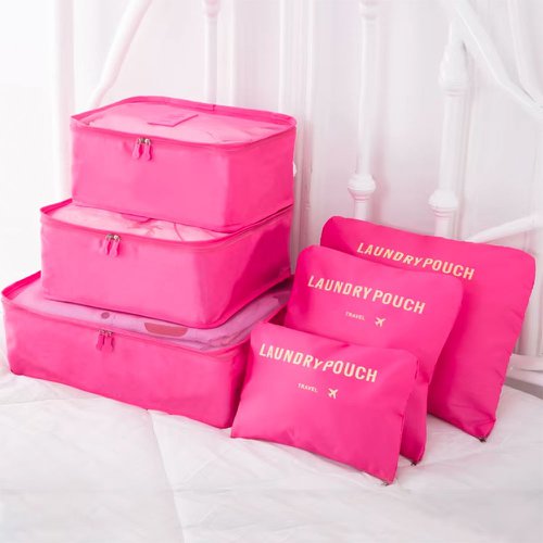 Kit Organizador De Malas 6 Peças Para Viagem Prático