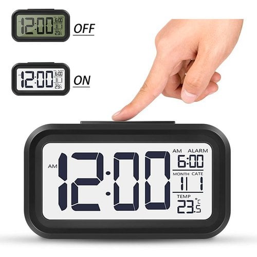 Mini Despertador Relógio Digital LCD De Mesa
