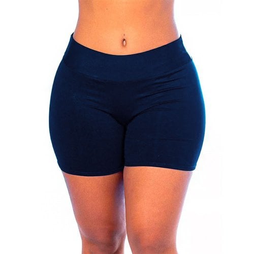Shorts Feminino Esportivo Pluz Size Legging Fitness Suplex