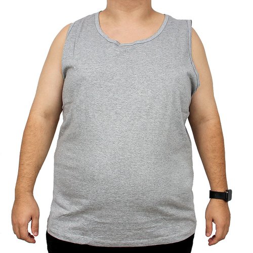 Camiseta Regata Masculina Básica Lisa Plus Size