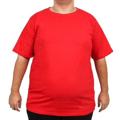 Camiseta Masculina Básica Lisa Sem Estampa Plus Size