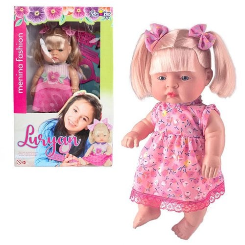 Boneca Luryan Loira Menina Fashion Brinquedo Infantil