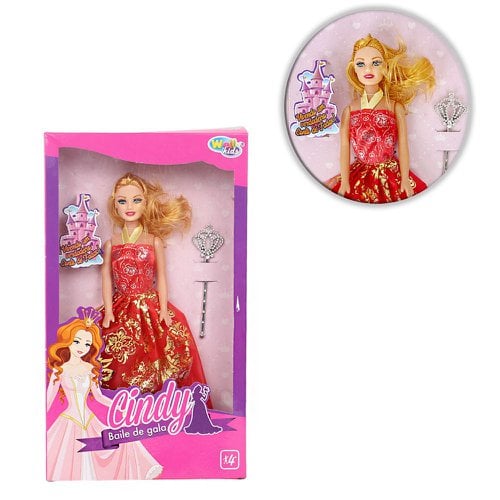 Boneca Cindy Baile De Gala Com Acessório Brinquedo Infantil