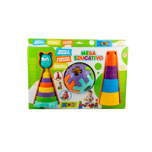 Brinquedo Mega Educativo Monta E Desmonta Infantil